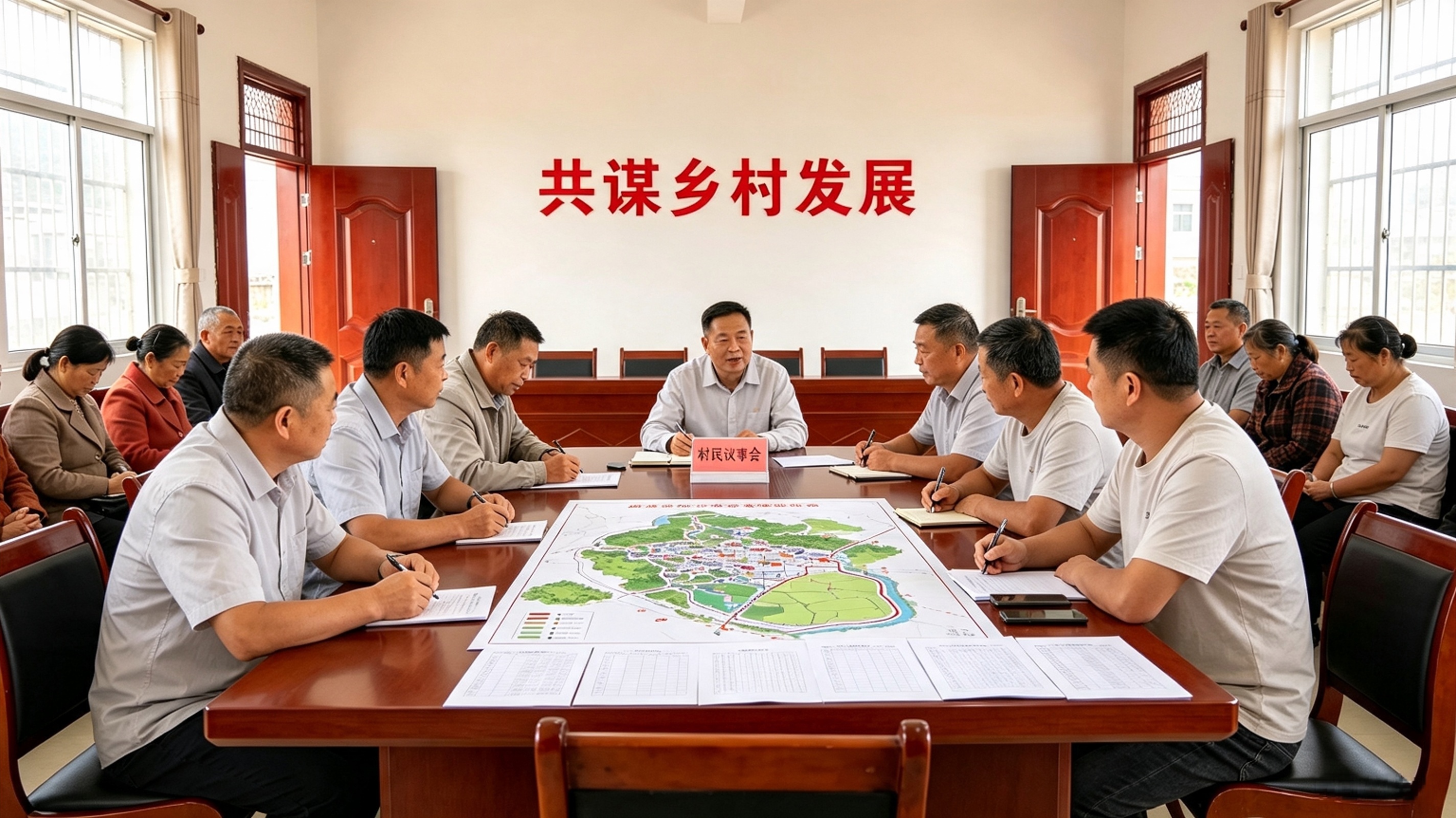 公益广告：一约四会--村民议事会