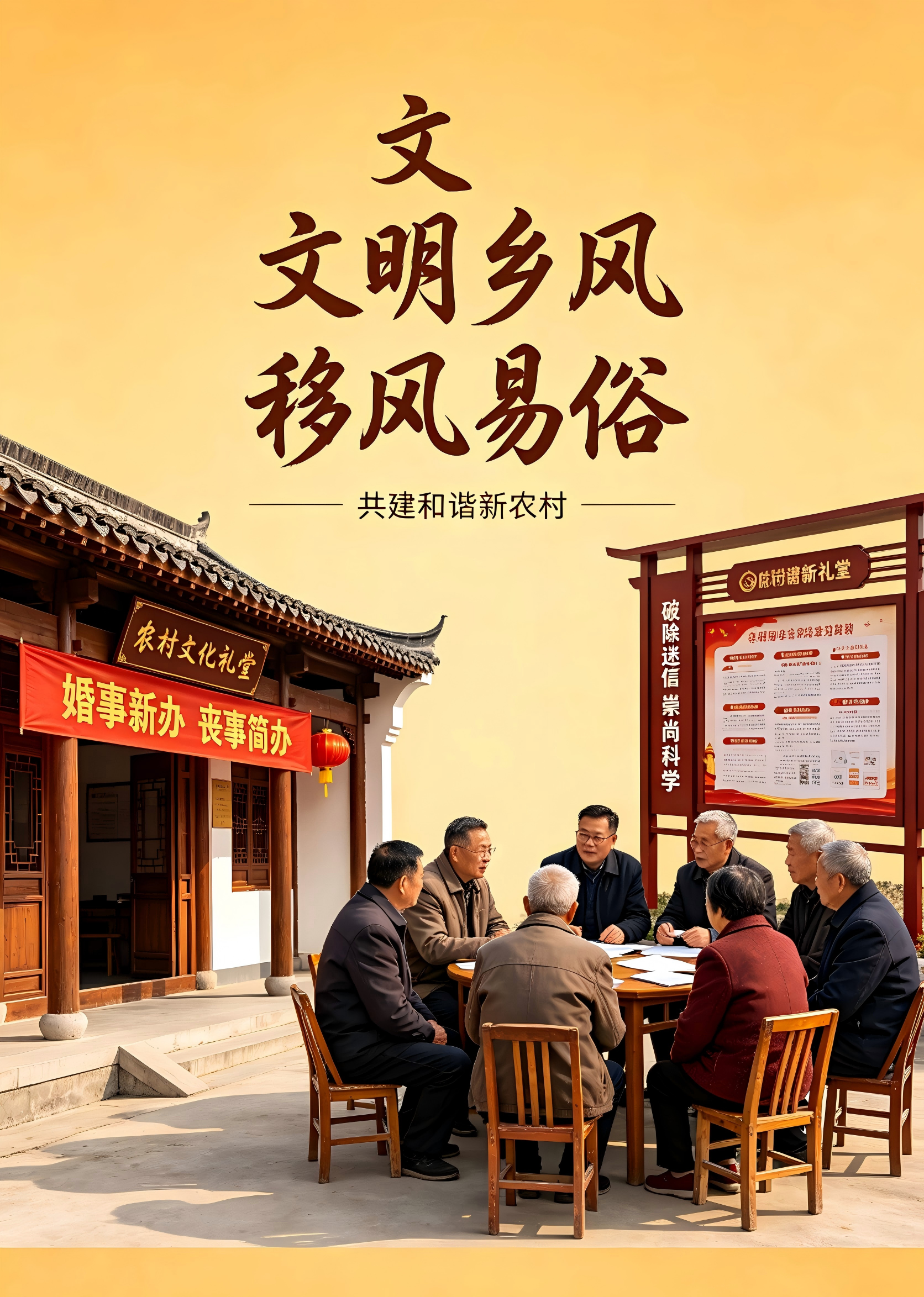 公益广告：树文明新风 建和谐乡风