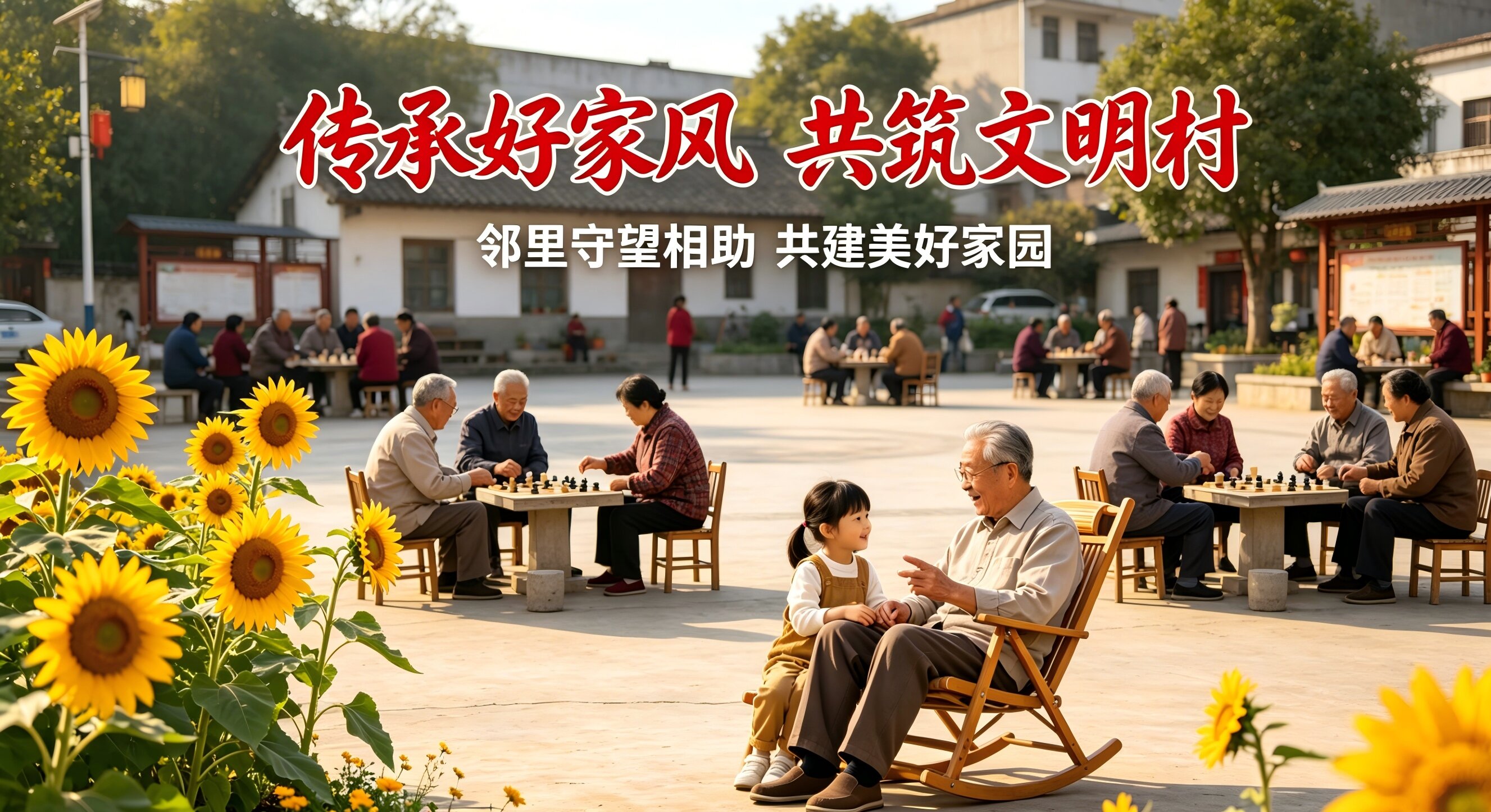 公益广告:传承好家风 共筑文明村